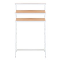 스피드랙 V2 3단 세탁기선반 1200 x 600 x 2100 mm, 화이트(앵글)