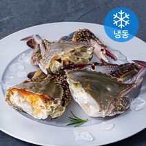 입술 국내산 절단 꽃게 (냉동), 350g, 1개