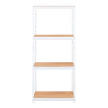 스피드랙 V2 스탠드 선반 4단 800 x 300 x 2100 mm, 화이트