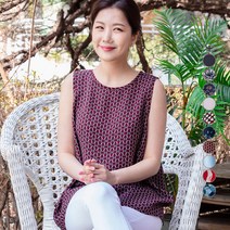 여성용 풍기인견 블라우스 나시