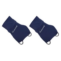 인콘트로 자외선차단 골프 손등토시 오른손착용 2종 세트, 프리사이즈, 네이비, 네이비