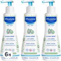 무스텔라 이드라 베베 바디로션, 300ml, 6개