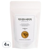 청년농원 저온가공 작두콩수세미차 삼각티백, 1g, 50개입, 4개