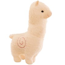 네이처타임즈 복슬복슬 알파카 인형, 화이트, 46cm