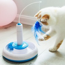 말랑젤리 스마트 지능형 고양이 회전장난감 세트, 혼합색상, 1세트