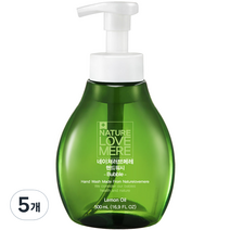 네이쳐러브메레 유아 핸드워시 500ml, 레몬향, 5개