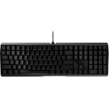 CHERRY MX BOARD 3.0S 기계식 갈축 키보드 + 높이조절 고무패드, G80-3870LXAKR-2, 블랙(갈축), 일반형