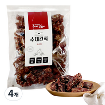 야아부르니 수제간식 대용량팩, 오리목뼈, 4개