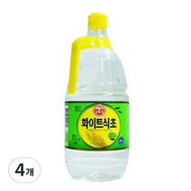 [오뚜기] 화이트 식초, 1.8L, 4개
