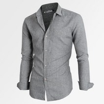 단군 남성용 링클프리 베이직 긴팔셔츠