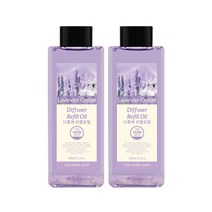 더허브샵 디퓨저 리필오일 2p, 라벤더코튼, 2개, 200ml