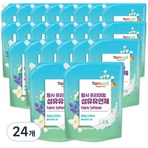 탐사 프리미엄 섬유유연제 베이비코튼, 2.1L, 24개