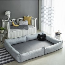 모노라인 순면 범퍼쿠션, 그레이