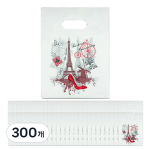 마켓감성 쥬얼리 팬시 간편 봉투, 300개, 에펠탑