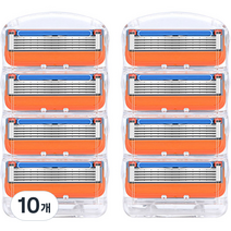 리빙만렙 질레트 퓨전 파워 호환용 면도날, 4개입, 10개