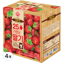 오뚜기 아임스틱 딸기잼, 1kg, 4개