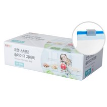 코멧 슬라이더 지퍼백 스탠딩 대형, 1개, 대(L)