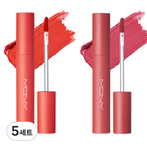 맥퀸뉴욕 에어 키스 립 라커 4g x 2종, 03 발랄한이유, 05 우아한이유, 5세트