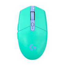 로지텍 G304 LIGHTSPEED 게이밍 무선 마우스 M-R0071 + 피트 2p 세트, M-R0071(마우스), 민트(마우스)