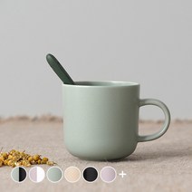 보울보울 레트로라인 머그컵 320ml, 그린티라떼, 1개
