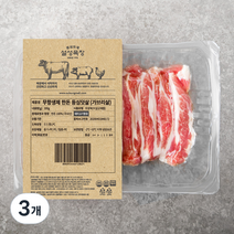 설성목장 무항생제 인증 한돈 등심덧살(가브리살) 구이용 (냉장), 300g, 3개