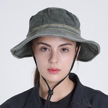 에이플로우 코튼 워싱 부니햇 등산 벙거지 버킷햇, 스모크 그레이