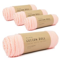 브랜드실 올뉴 코튼롤 뜨개실 4p, 46번 허니, 1개