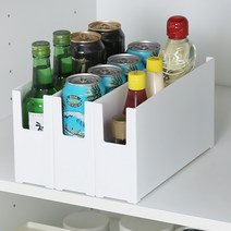 달팽이리빙 드마망 팬트리 수납정리함 슬림 L 3p + 네임택 3p 세트, 화이트, 1세트
