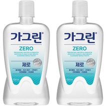가그린 제로 구강청결제, 1100ml, 2개