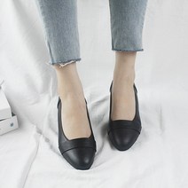 벨라노이 가죽 착화감의 절정 발편한 여성 펌프스 4cm