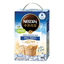 네스카페 수프리모 아이스 커피믹스, 13.1g, 100개