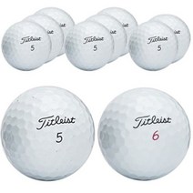 타이틀리스트 PRO V1 V1X 혼합 로스트볼 1등급, 화이트, 1개, 10개