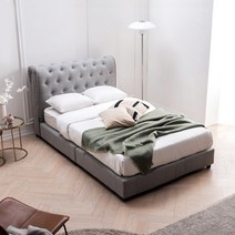 젠티스 피에르 패브릭 평상형 침대 + 두스 매트리스 방문설치