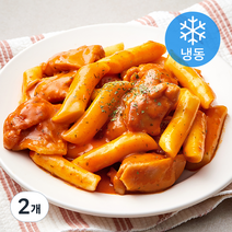 미식캠핑 매콤 로제 순살 떡반닭반 (냉동), 800g, 2개