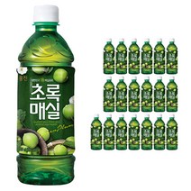 웅진 초록매실, 500ml, 20개