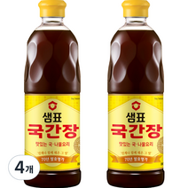 샘표 국간장, 860ml, 4개