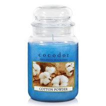 코코도르 뉴 라지자 캔들, 코튼파우더, 1개