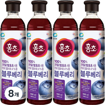 청정원 홍초 블루베리, 900ml, 8개