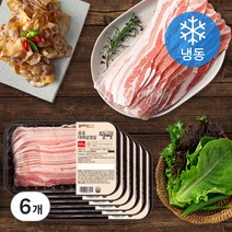 곰곰 대패삼겹살 (냉동), 500g, 6개