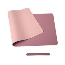 스위스윙거 파스텔 방수 마우스 장패드 양면형 70 x 35 cm, 퍼플 + 핑크, 1개