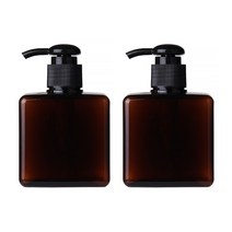 지앤와이 로션 펌프 공병 250ml, 브라운, 2개