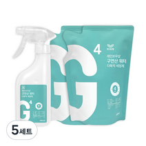 레인보우샵 구연산 워터 다목적세정제 500ml +리필 500ml x 2p, 5세트