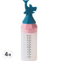 이크 실리콘 투약병 검정눈금 상어 20ml, 8809544410571, 4개