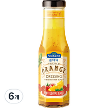 폰타나 프렌치 오렌지 드레싱, 270g, 6개