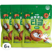 마이베프 고양이 티클 이빨 과자 40g, 연어맛, 6개