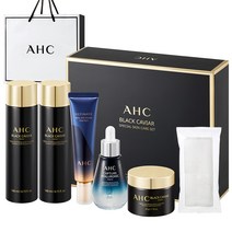 AHC 블랙 캐비어 스페셜 기초화장품 스킨케어 5종 세트, 1세트