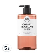 해피바스 오리지널 컬렉션 바디워시 체리블로섬향, 910g, 5개