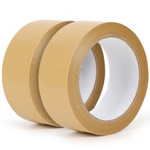 아뜰라임 크라프트 찢어쓰는 종이 박스 테이프 48mm x 50m, 2개