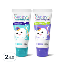 닥터데디스 아동용 튼튼 불소치약 민트향 60g + 청포도향 60g 세트, 2세트