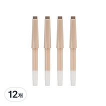 미샤] 퍼펙트 아이브로우 스타일러 교체용, 브라운, 12개